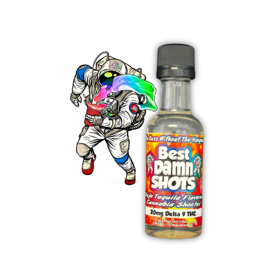 Delta 9 THC Shots - Spirits (Packaged) - 25 Shots per order - Best Damn Gummy's - Wholesale