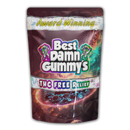 Broad Spectrum CBD Gummy's (Packaged) - 25 Packages per order - Best Damn Gummy's - Wholesale