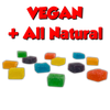 Delta 8 THC VEGAN Gummies (Bulk) - 250 Pieces - Best Damn Gummy's - Wholesale