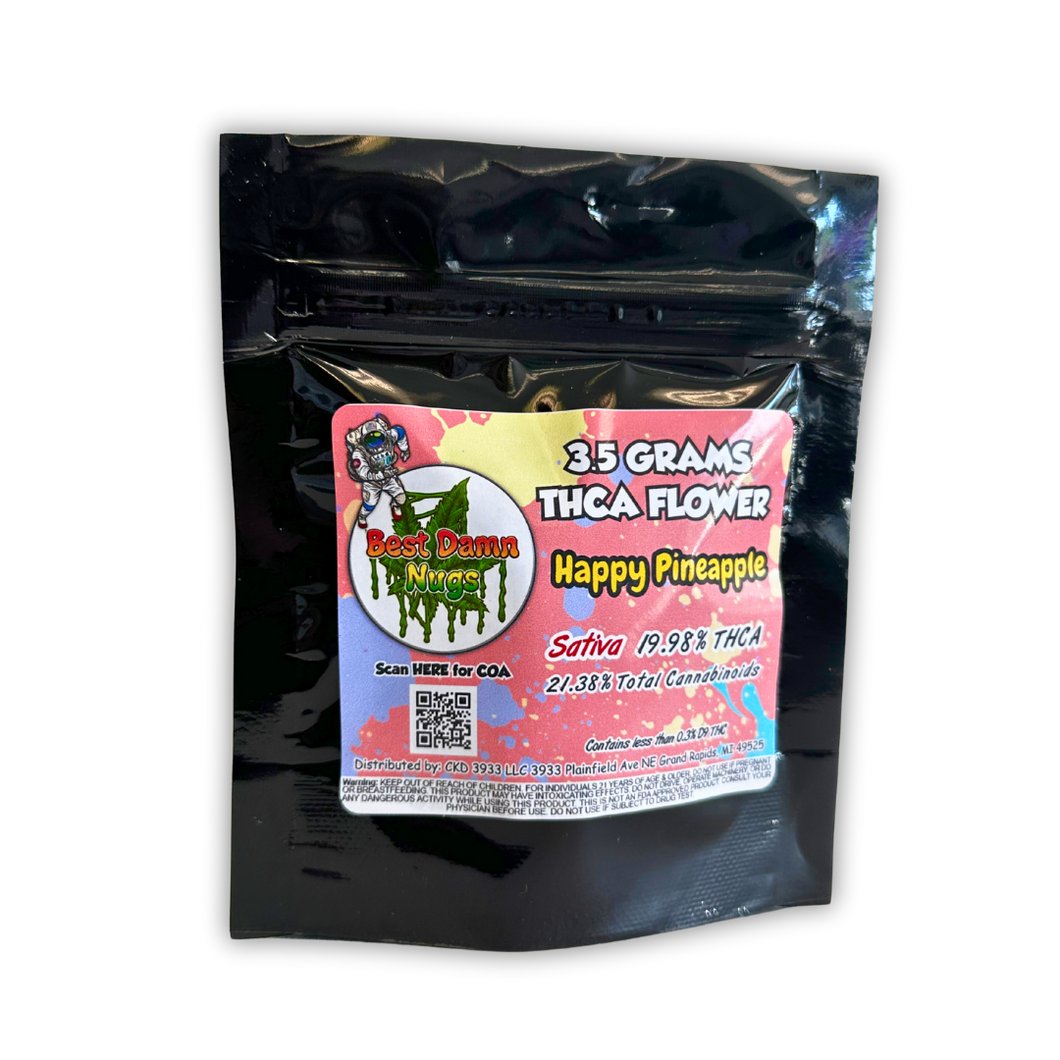 Best Damn Nugs 3.5 gram THCA Flower (Packaged) - 10 packs - Best Damn Gummy's - Wholesale