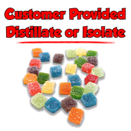 Customer Provided Distillate or Isolate - BULK LARGE (150 pieces) - Best Damn Gummy's - Wholesale