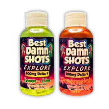 Load image into Gallery viewer, Delta 9 THC Shots - SYRUP SHOTS (Packaged) - 25 Shots per order - Best Damn Gummy&#39;s - Wholesale
