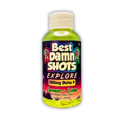 Delta 9 THC Shots - SYRUP SHOTS (Packaged) - 25 Shots per order - Best Damn Gummy's - Wholesale