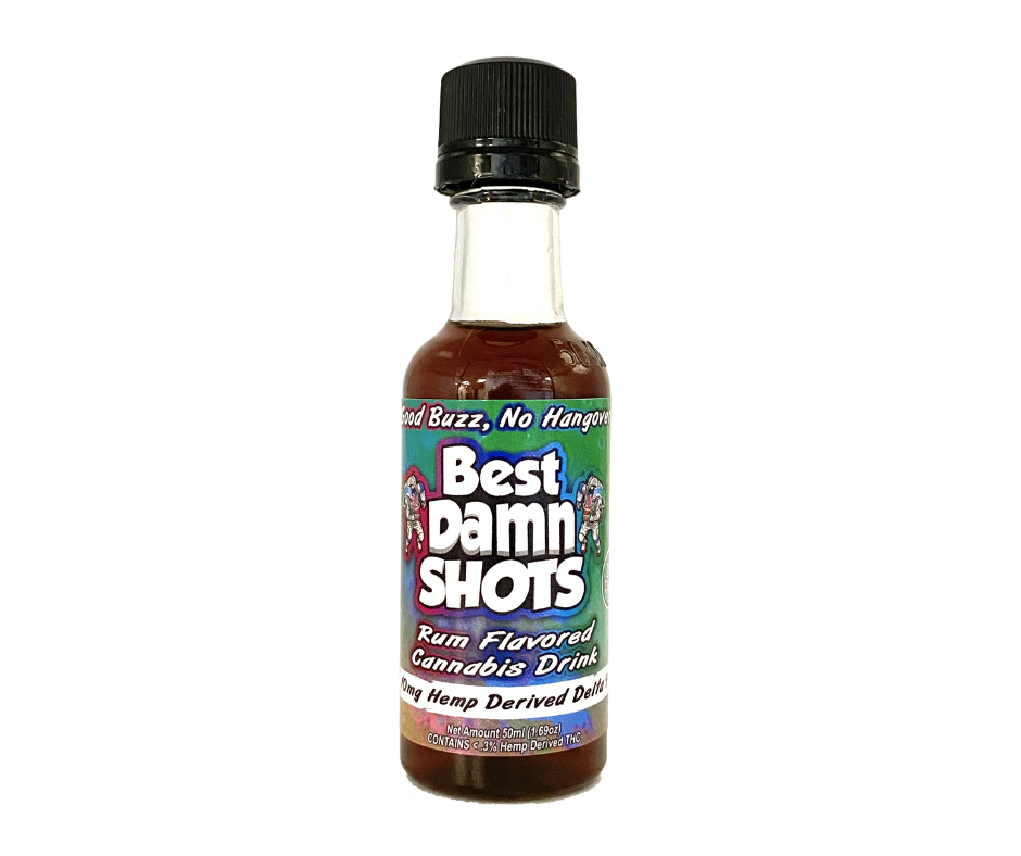 50mg Delta 8 THC Shots (Packaged) - 25 Shots - Best Damn Gummy's - Wholesale