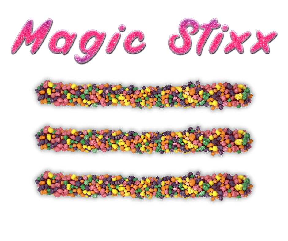 HHC Magic Stixx (Packaged) - 25 Packaged pieces - Best Damn Gummy's - Wholesale